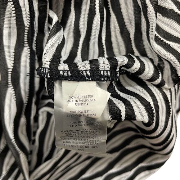 EP Pro Black White Small 1/4 Zip Polo Sleeveless Polyester Tennis Golf *READ* - Picture 4 of 6